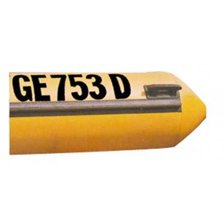 Letras y números negros gomfix mm.150