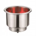 Stainless steel cup and can holder