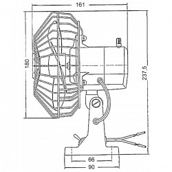 Ventilatore oscillante in ABS 2