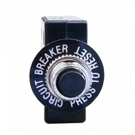 Push-button magnetothermal switch