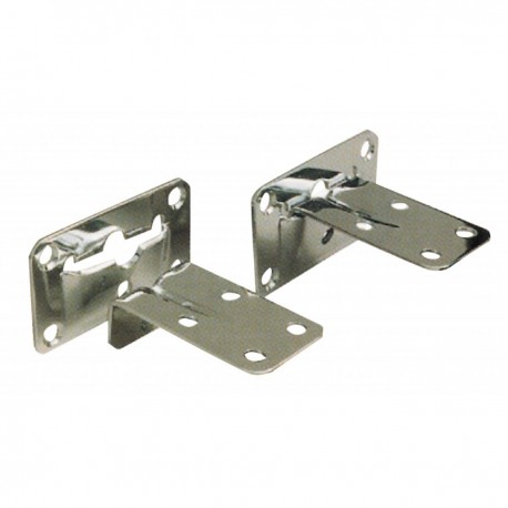 Stainless steel shelf for tables