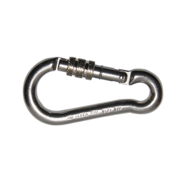 Mosquetón "kong" de tornillo de acero inoxidable 316