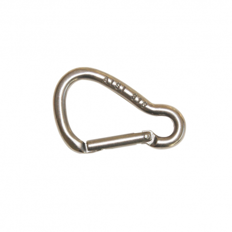 Asymmetric "kong" stainless steel 316 carabiner