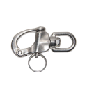 Spinnaker snap hook with swivel eye stainless steel 316