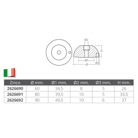 Ogiva per bow thrust j-prop