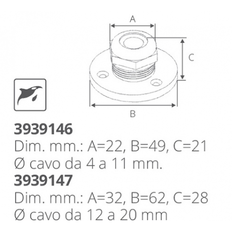 Stainless steel fairleads