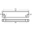 Plaat voor 40/70 pk 4t motoren