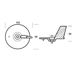 Aileron pour moteurs de 20/25/40/50 cv 2