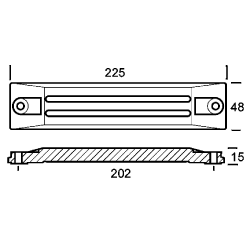 Placa para motores de 75/225 CV 2