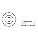 Ring voor 2,5/8 pk motoren