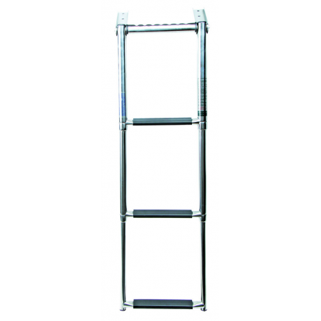 Escalera telescópica con asa para subir