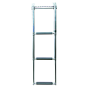 Telescopic ladder with climbing handle