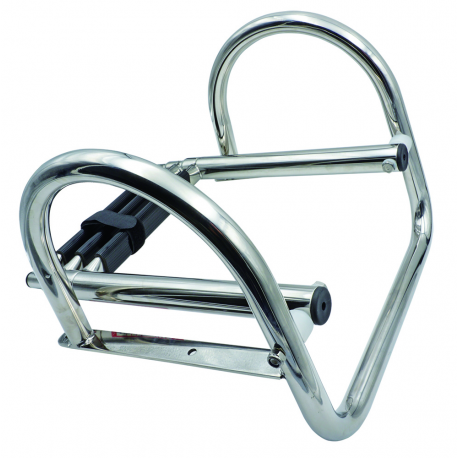 Telescopic and folding ladder