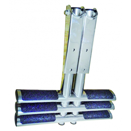 Stainless steel telescopic ladders