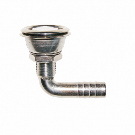 Curved 316 stainless steel vent