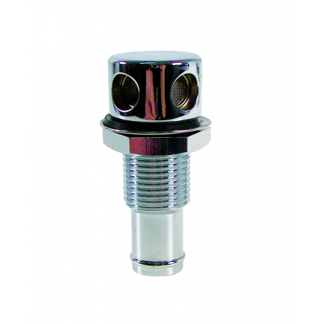 Straight brass vent