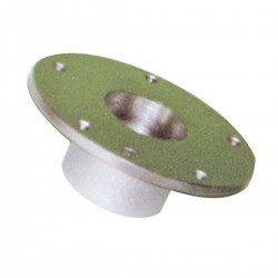 Övre och nedre bas för sits och bord i anodiserad aluminium - Diameter Ø (mm.) 160
