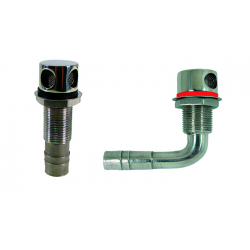 316 stainless steel vent hose holder ø mm.16