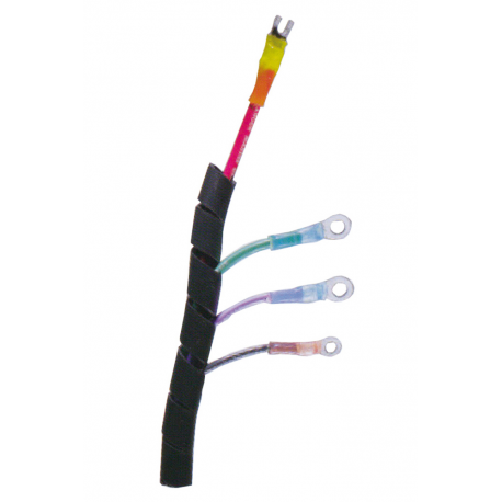 Schwarze Polyethylen-Spirale