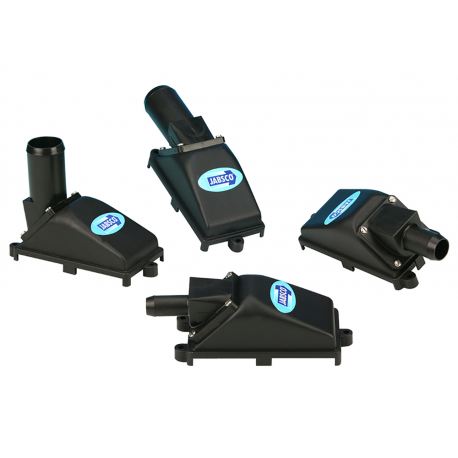Aspirador de mangueras con soporte para mangueras