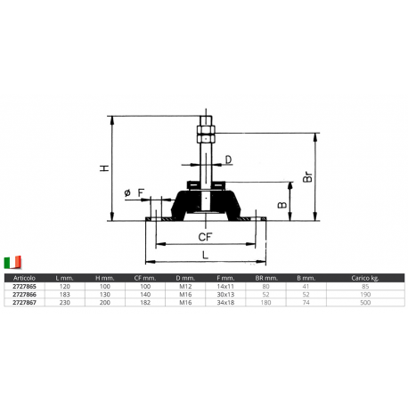 Verzinkter Stahlträger mit Stift