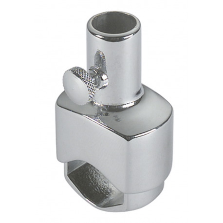 Chromed brass rod holder