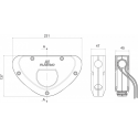 Soporte para motor auxiliar