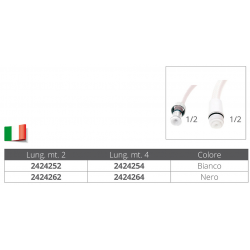 Tubo nero per docce 2