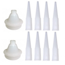 Packung mit Düsen und Adaptern