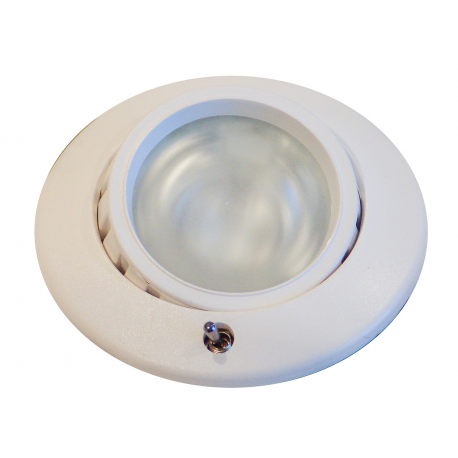 Adjustable recessed spotlight