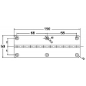 Hengsel mm.150x50