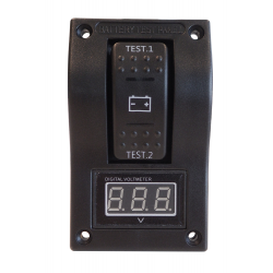 Battery test panel