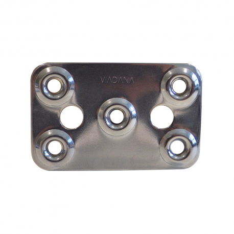 Plaque de ceinture fixe mm. 62x40