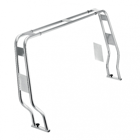 Roll-bar abbattibile per gommoni