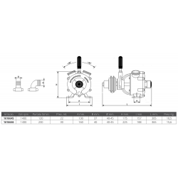 Nautische Pumpe 40 f 2