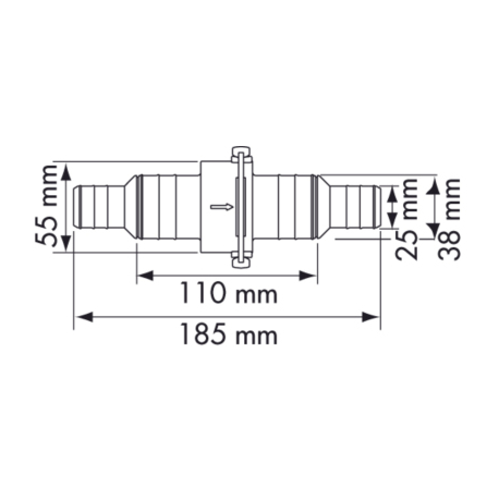 Check valve ø mm. 25/38