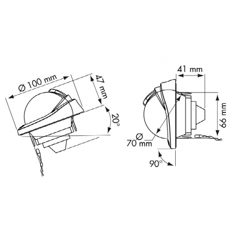 75 Offshore Compass Flush Mount for Vertical or Sloped Bulkheads