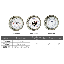 Barometer ø mm.97 2