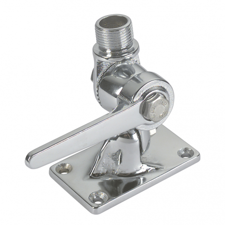 Base de latón con doble articulación