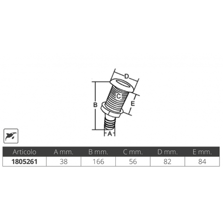Drain incliné auto-drainant en PVC-acier inoxydable