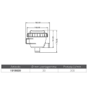 Plast vannfilter 300 l/t