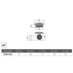 Drain de douche en acier inoxydable 2
