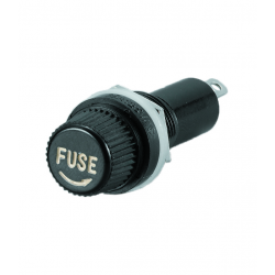 Recessed fuse holder screw cap