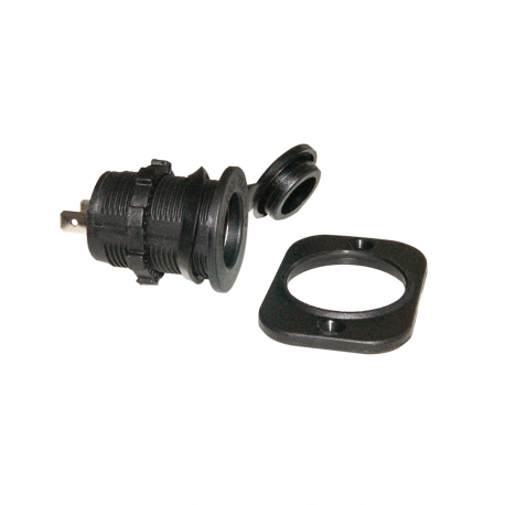 Flush-mounted cigarette lighter socket