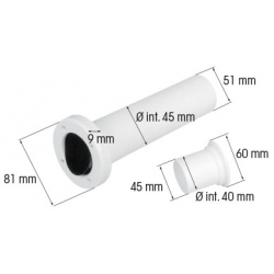 Itsetyhjentyvä pohjaventtiili ø 55 mm 2