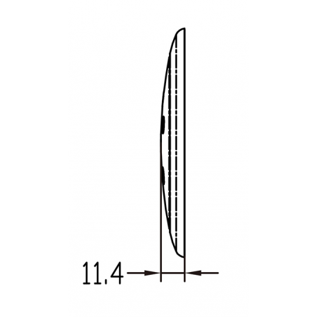 Plafonnier en acier inoxydable à 6 LED