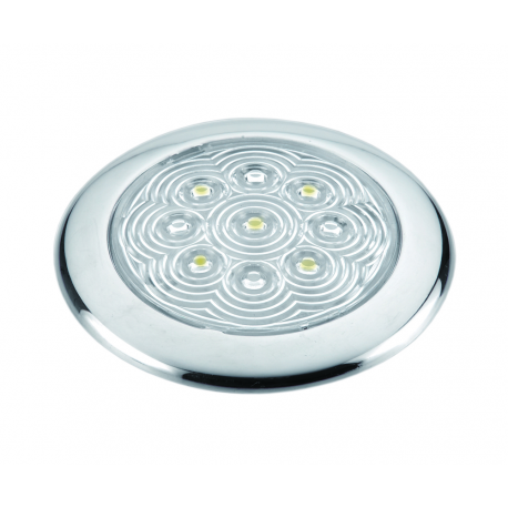 Lámpara de techo de acero inoxidable con 5 LEDs