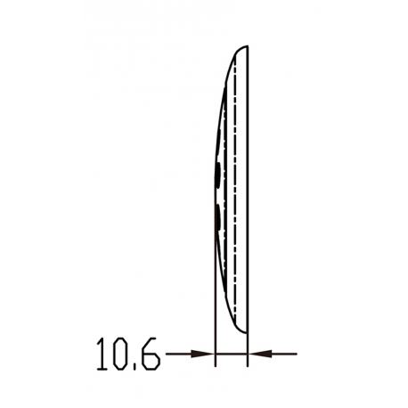 Plafonnier 5 LED en acier inoxydable