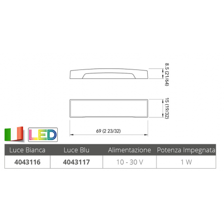 White courtesy light tab cpa 1