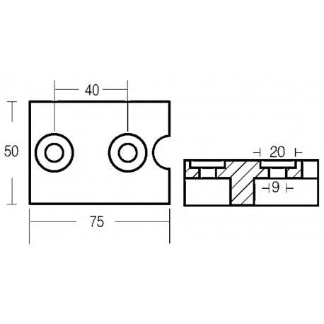 Plate for diabolo 70/120 hp engines
